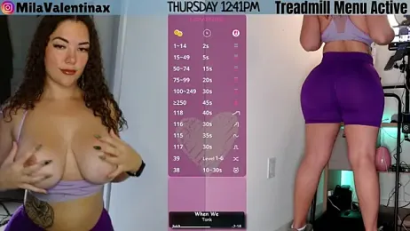 MilaValentina webcam model stream image