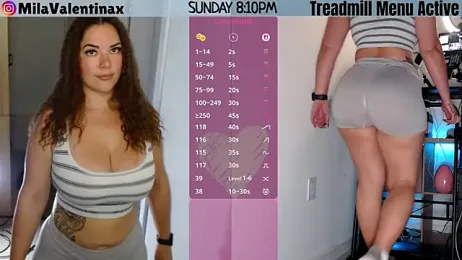 MilaValentina webcam model stream image